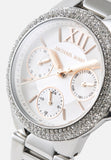 Buy Shop Michael Kors Camille Chronograph White Dial Silver Steel Strap Watch For Women - MK7198 USA Online
