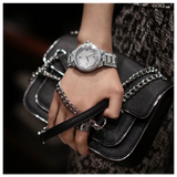 Buy Shop Michael Kors Camille Crystal Pave Dial Silver Steel Strap Watch for Women - MK5869 USA Online