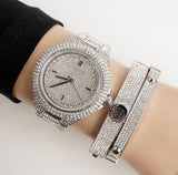 Buy Shop Michael Kors Camille Crystal Pave Dial Silver Steel Strap Watch for Women - MK5869 USA Online
