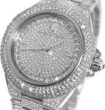 Buy Shop Michael Kors Camille Crystal Pave Dial Silver Steel Strap Watch for Women - MK5869 USA Online
