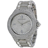 Buy Shop Michael Kors Camille Crystal Pave Dial Silver Steel Strap Watch for Women - MK5869 USA Online
