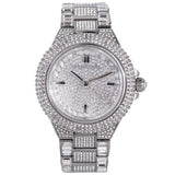 Buy Shop Michael Kors Camille Crystal Pave Dial Silver Steel Strap Watch for Women - MK5869 USA Online