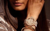 Buy Shop Michael Kors Camille Crystal Rose Gold Dial Rose Gold Steel Strap Watch for Women - MK5862 USA Online