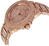 Buy Shop Michael Kors Camille Crystal Rose Gold Dial Rose Gold Steel Strap Watch for Women - MK5862 USA Online