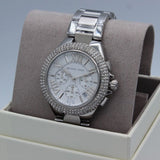 Buy Shop Michael Kors Camille Crystals Quartz Silver Dial Silver Steel Strap Watch for Women - MK6993 USA Online