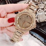 Buy Shop Michael Kors Camille Diamonds Gold Dial Gold Steel Strap Watch for Women - MK5720 USA Online