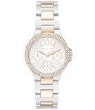 Buy Shop Michael Kors Camille Multifunction Silver Dial Two Tone Steel Strap Watch For Women - MK6982 USA Online
