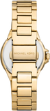 Buy Shop Michael Kors Camille Quartz White Dial Gold Steel Strap Watch For Women - MK7255 USA Online