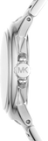 Buy Shop Michael Kors Camille Three Hand Silver Dial Silver Steel Strap Watch For Women - MK7259 USA Online