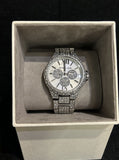 Buy Shop Michael Kors Camille Multifunction Crystals Silver Dial Silver Steel Strap Watch for Women - MK6957 USA Online