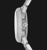Buy Shop Michael Kors Camille Multifunction Crystals Silver Dial Silver Steel Strap Watch For Women - MK6996 USA Online