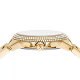 Buy Shop Michael Kors Camille Multifunction Green Dial Gold Steel Strap Watch For Women - MK6981 USA Online