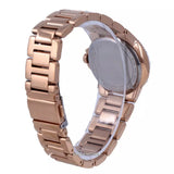 Buy Shop Michael Kors Camille Multifunction White Dial Rose Gold Steel Strap Watch For Women - MK6845 USA Online