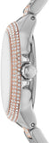 Buy Shop Michael Kors Camille Multifunction White Dial Two Tone Steel Strap Watch For Women - MK6846 USA Online