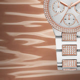 Buy Shop Michael Kors Camille Multifunction White Dial Two Tone Steel Strap Watch For Women - MK6846 USA Online