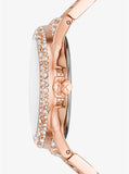 Buy Shop Michael Kors Camille Multifunctional Crystals Rose Gold Dial Rose Gold Steel Strap Watch for Women - MK6961 USA Online
