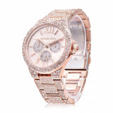 Buy Shop Michael Kors Camille Multifunctional Crystals Rose Gold Dial Rose Gold Steel Strap Watch for Women - MK6961 USA Online