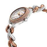 Buy Shop Michael Kors Camille Pavé Chronograph Silver Dial Two Tone Steel Strap Watch for Women - MK6843 USA Online