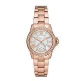 Buy Shop Michael Kors Camille Quartz Mother of Pearl White Dial Rose Gold Steel Strap Watch For Women - MK7364 USA Online