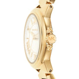 Buy Shop Michael Kors Camille Quartz White Dial Gold Steel Strap Watch For Women - MK7255 USA Online