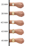 Buy Shop Michael Kors Camille Quartz White Dial Rose Gold Steel Strap Watch For Women - MK7256 USA Online