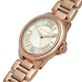Buy Shop Michael Kors Camille Quartz White Dial Rose Gold Steel Strap Watch For Women - MK7256 USA Online