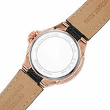 Buy Shop Michael Kors Camille Three-Hand Crystals White Dial Black Leather Strap Watch for Women - MK2962 USA Online