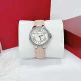 Buy Shop Michael Kors Camille Three-Hand Crystals White Dial Pink Leather Strap Watch for Women - MK2963 USA Online