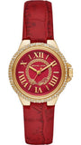 Buy Shop Michael Kors Camille Three-Hand Red Dial Red Leather Strap Watch for Women - MK4750 USA Online