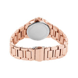 Buy Shop Michael Kors Camille Three Hand Rose Gold Dial Rose Gold Steel Strap Watch For Women - MK7197 USA Online