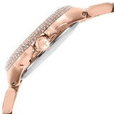 Buy Shop Michael Kors Camille Three Hand Rose Gold Dial Rose Gold Steel Strap Watch For Women - MK7197 USA Online