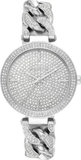 Buy Shop Michael Kors Catelyn Quartz Crystals Silver Dial Silver Steel Strap Watch For Women - MK4675 USA Online