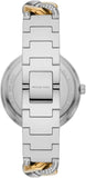 Buy Shop Michael Kors Catelyn Three-Hand Crystals Silver Dial Two Tone Steel Strap Watch for Women - MK4633 USA Online