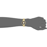 Buy Shop Michael Kors Catlin Black Dial Gold Steel Strap Watch for Women - MK3338 USA Online