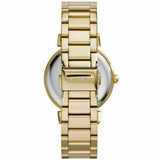 Buy Shop Michael Kors Catlin Black Dial Gold Steel Strap Watch for Women - MK3338 USA Online