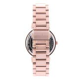 Buy Shop Michael Kors Catlin Black Dial Rose Gold Steel Strap Watch for Women - MK3339 USA Online