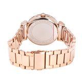 Buy Shop Michael Kors Catlin Black Dial Rose Gold Steel Strap Watch for Women - MK3339 USA Online