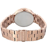 Buy Shop Michael Kors Catlin Black Diamonds Dial Rose Gold Steel Strap Watch for Women - MK3356 USA Online