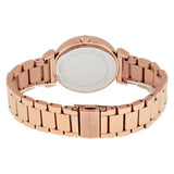 Buy Shop Michael Kors Catlin Black Diamonds Dial Rose Gold Steel Strap Watch for Women - MK3356 USA Online