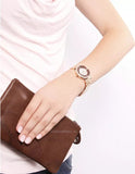 Buy Shop Michael Kors Catlin Quartz Rose Gold Dial Rose Gold Steel Strap Watch For Women - MK3412 USA Online