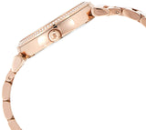 Buy Shop Michael Kors Catlin Quartz Rose Gold Dial Rose Gold Steel Strap Watch For Women - MK3412 USA Online