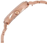 Buy Shop Michael Kors Catlin Quartz Rose Gold Dial Rose Gold Steel Strap Watch For Women - MK3412 USA Online