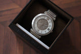 Buy Shop Michael Kors Catlin Silver Dial Silver Steel Strap Watch for Women - MK3355 USA Online