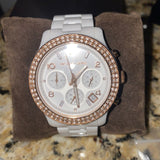 Buy Shop Michael Kors Ceramic White Dial White Steel Strap Watch for Women - MK5269 USA Online