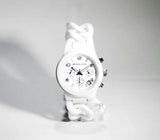 Buy Shop Michael Kors Ceramic White Dial White Steel Strap Watch for Women - MK5387 USA Online