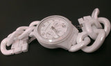 Buy Shop Michael Kors Ceramic White Dial White Steel Strap Watch for Women - MK5387 USA Online