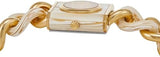 Buy Shop Michael Kors Chain Lock Analog Crystals Silver Dial Gold Steel Strap Watch for Women - MK4809 USA Online