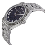 Buy Shop Michael Kors Channing Diamonds Black Dial Silver Steel Strap Watch for Women - MK6089 USA Online