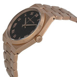 Buy Shop Michael Kors Channing Black Dial Rose Gold Steel Strap Watch For Women - MK5937 USA Online