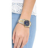 Buy Shop Michael Kors Channing Blue Dial Two Tone Steel Strap Watch For Women - MK5893 USA Online
